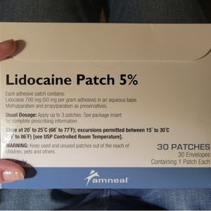 Floral Purse AMNEAL Lidocaine 5% Patches 30ct